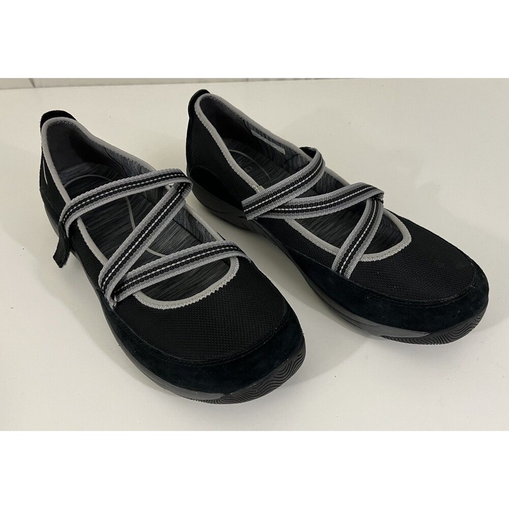 Dansko Betty Maryjane Black Leather Low Heels EU 40 US 9-9.5 Comfort Sporty